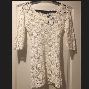 MINKPINK Crochet Mini Dress